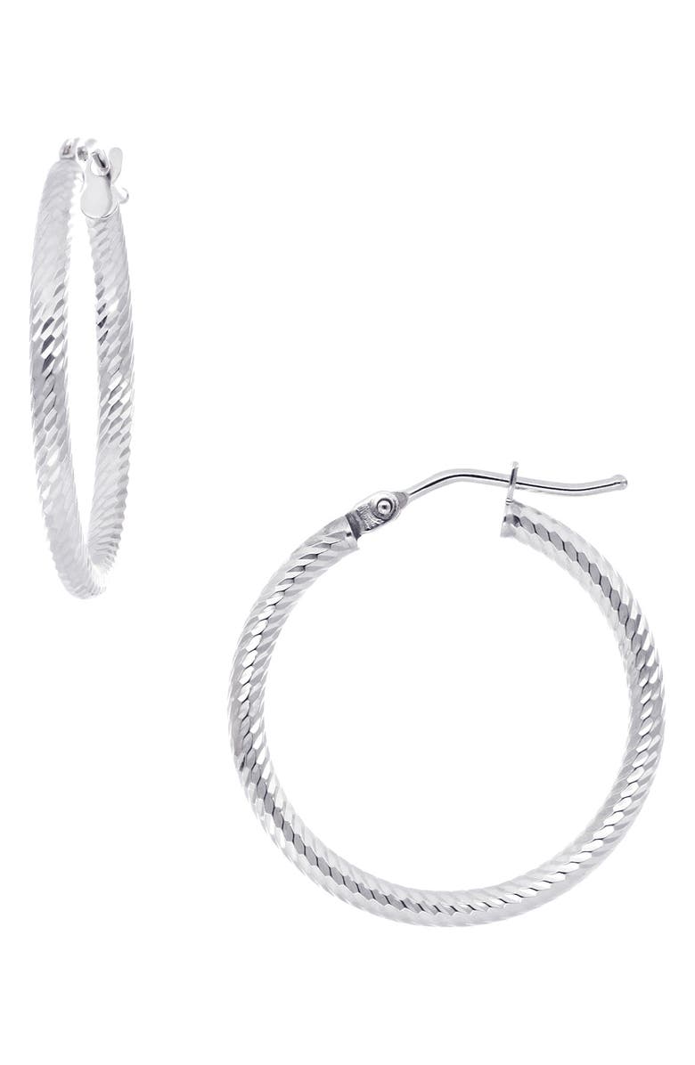 Bony Levy 14K Gold Twisted Rope Hoop Earrings, Main, color, 