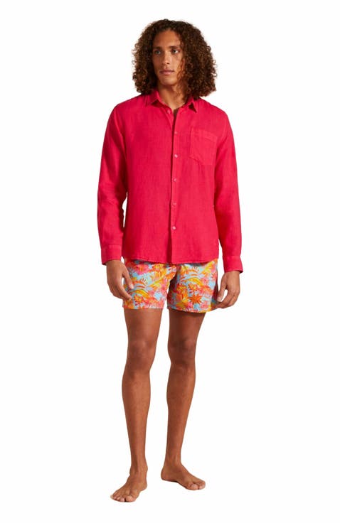 Men's Linen Solid Shirt