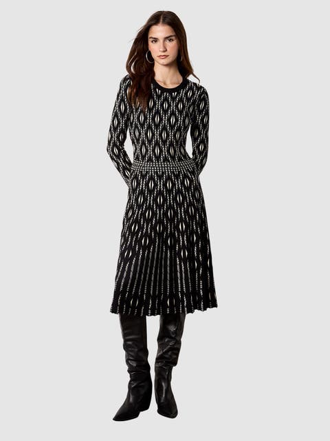 Large Diamond Knitted Dress