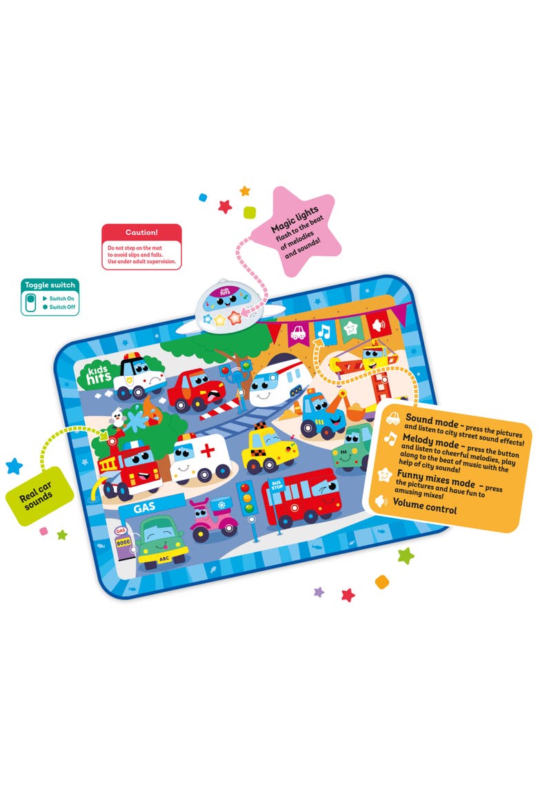 Music Activity Floor Pad, Alternate, color, Multicolored