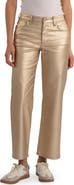 SWAT FAME High Waist Coated Ankle Wide Leg Jeans