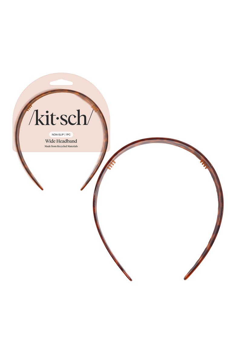 Tortoise Wide Headband, Main, color, TORTOISE