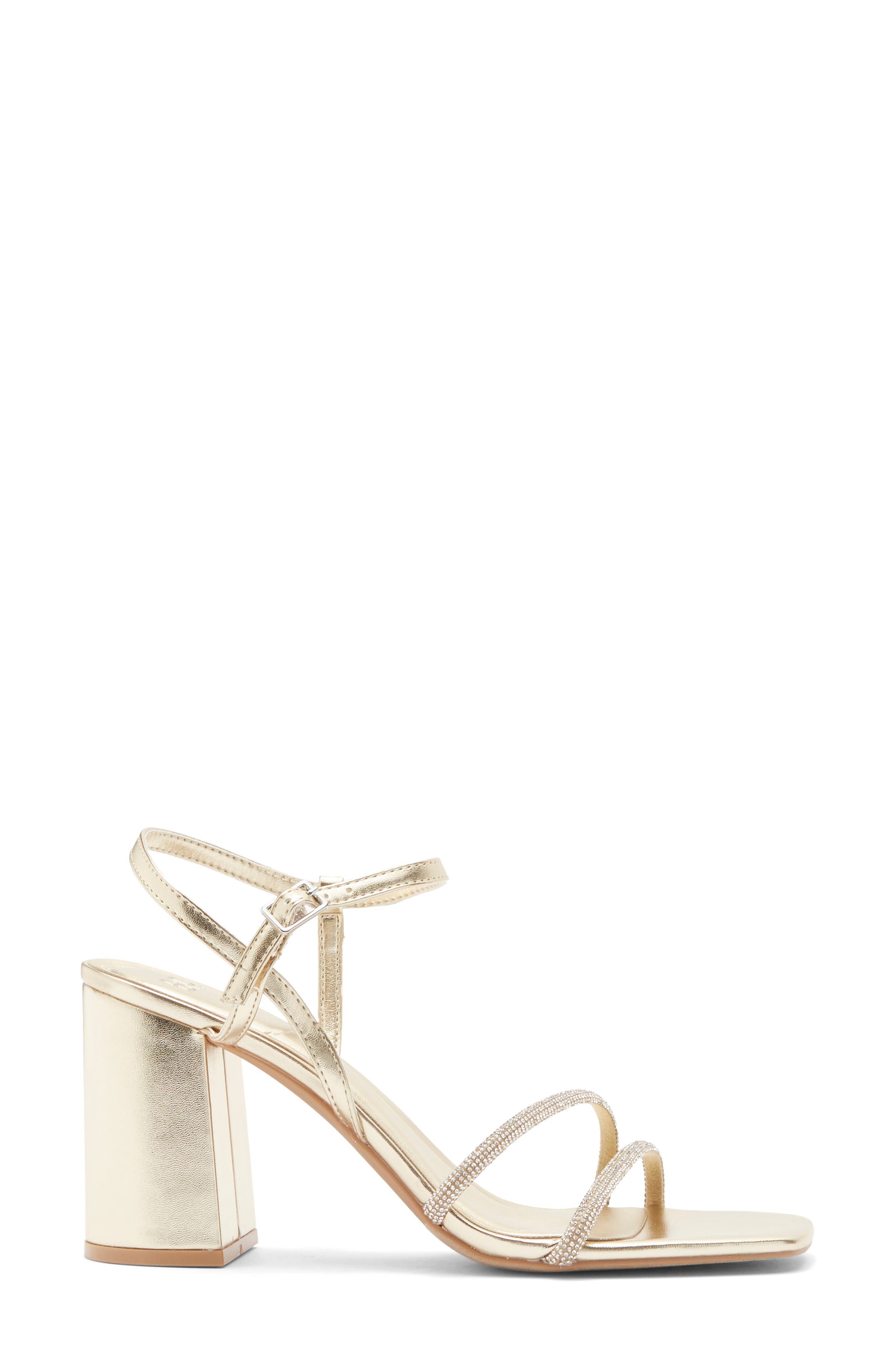 Ayla Heeled Sandal, Alternate, color, GOLD METALLIC STONES
