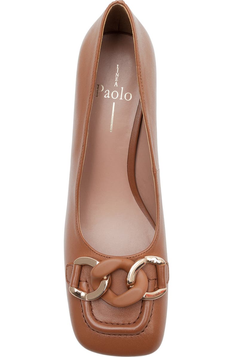 Linea Paolo Phoebe Platform Pump, Alternate, color, Cognac