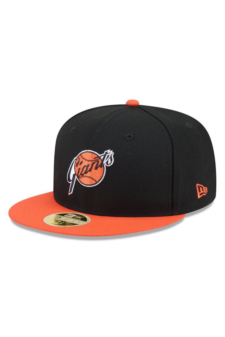 Men's New Era Black/Orange San Francisco Giants 2026 Baseball Hall of Fame 59FIFTY Fitted Hat, Alternate, color, Black