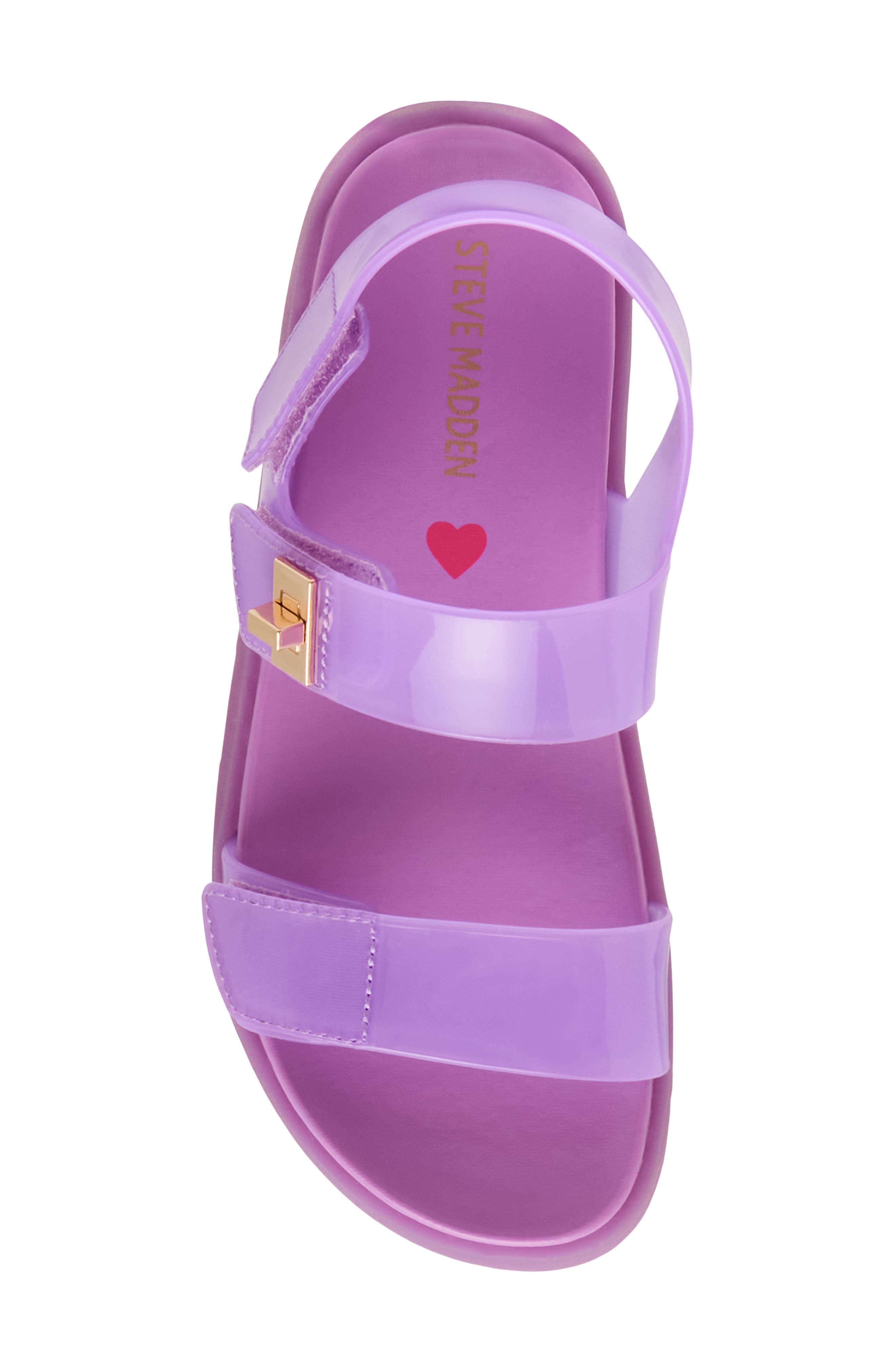 Steve Madden Kids' JMona Slingback Jelly Sandal, Alternate, color, Purple