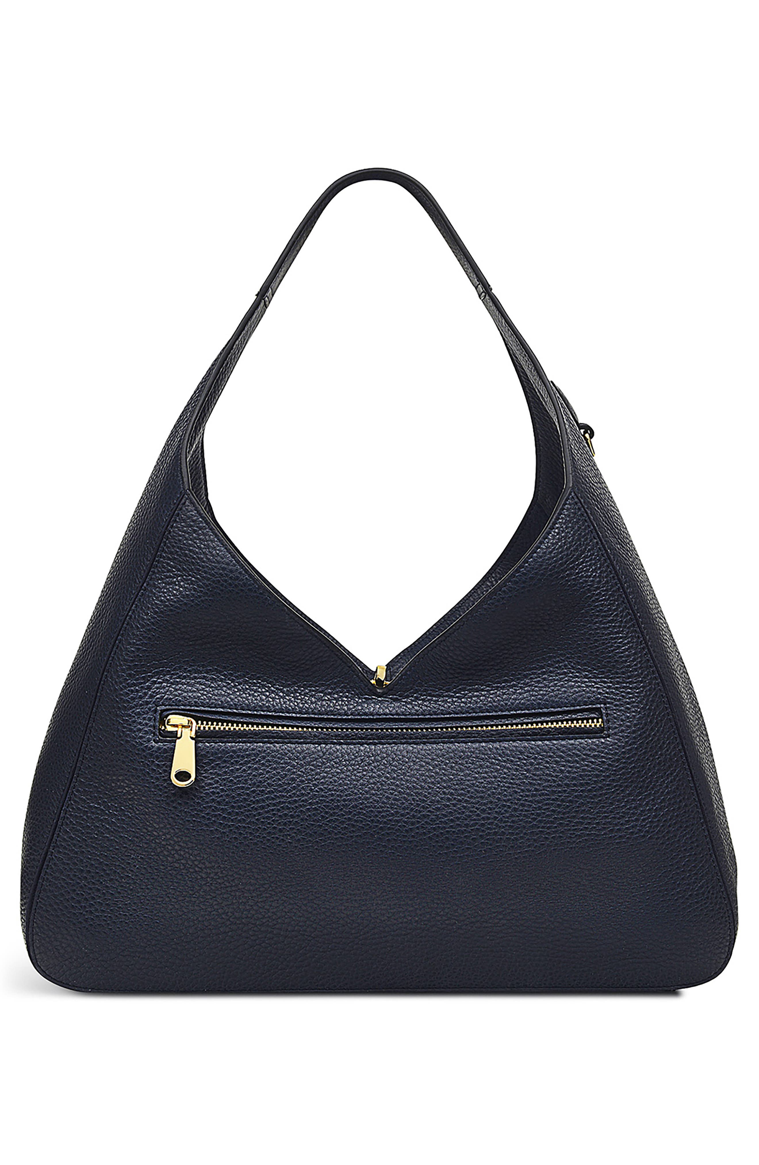 Radley Hillgate Place Leather Shoulder Bag, Alternate, color, Ink