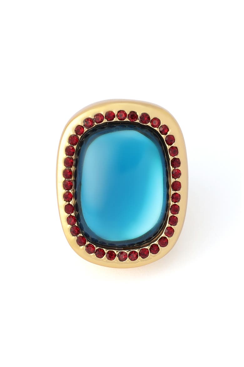 Cabochon Stone Cocktail Ring, Main, color, MULTI