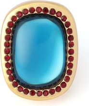 Kurt Geiger London Cabochon Stone Cocktail Ring
