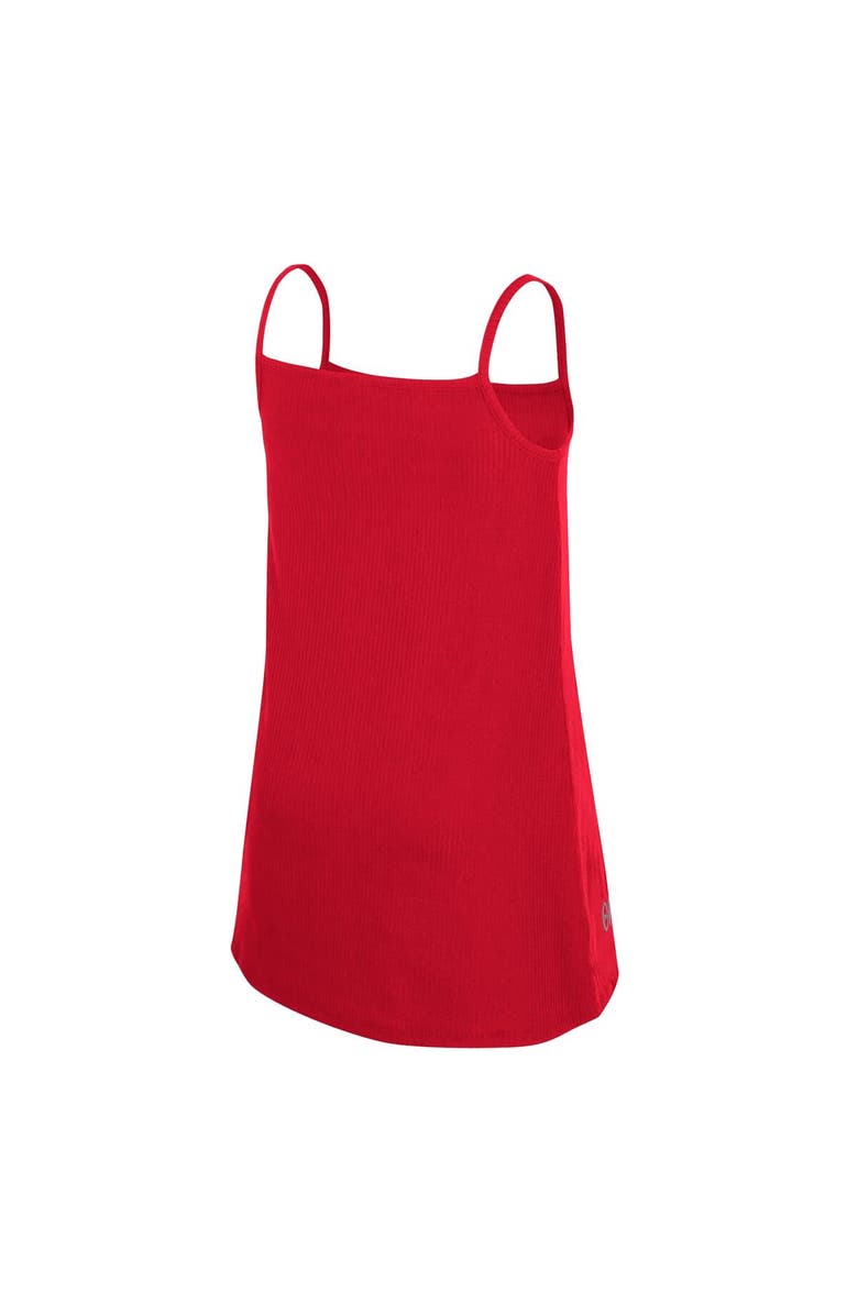 COLOSSEUM Girls Youth Colosseum  Scarlet Ohio State Buckeyes Brook Tank Dress, Alternate, color, 