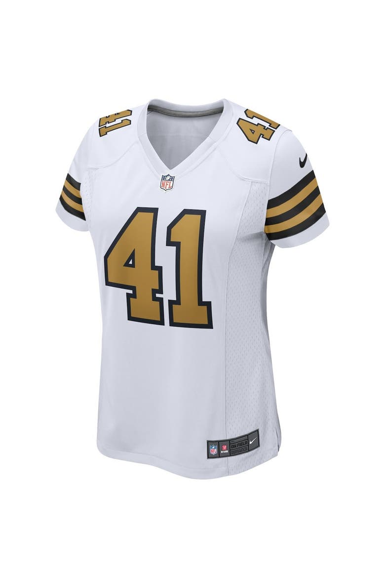 Women's Nike Alvin Kamara White New Orleans Saints Alternate Game Player Jersey, Alternate, color, WHITE