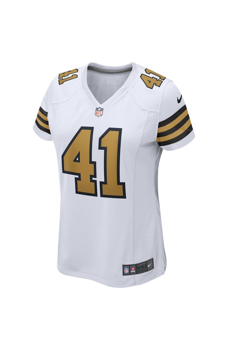 Nike Women's Nike Alvin Kamara White New Orleans Saints Alternate Game Player Jersey, Alternate, color, White