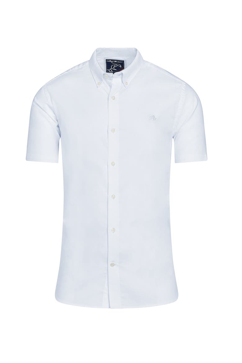Short Sleeve Lightweight Oxford Shirt, Alternate, color, White