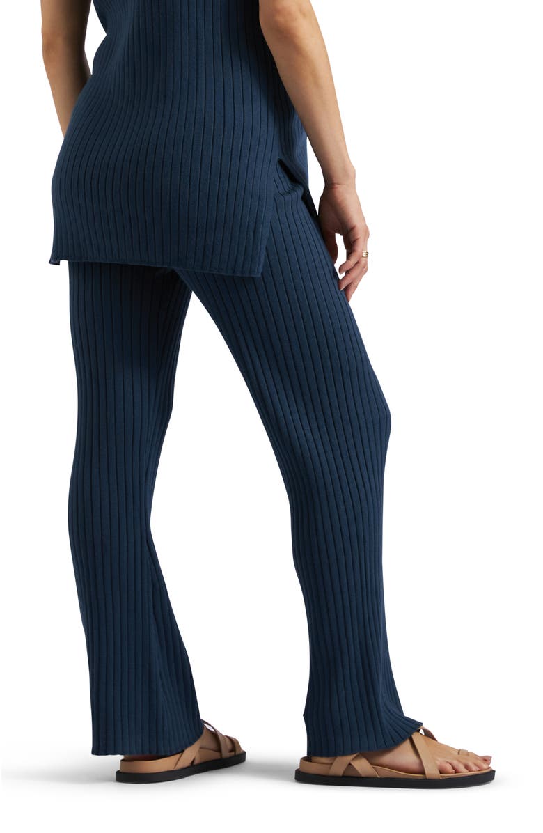 Ripe Maternity Sienna Rib Knit Pant, Alternate, color, French Navy