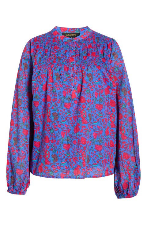 Tanya Floral Cotton Top