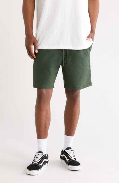 Range Relaxed Stretch Cotton Shorts