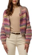 SAACHI Rainbow Stripe Crop Cardigan