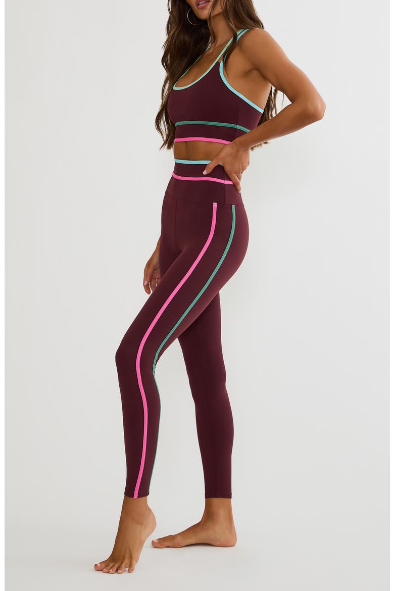Anari Colorblocked Sports Bra, Alternate, color, RASPBERRY BLOOM COLORBLOCK