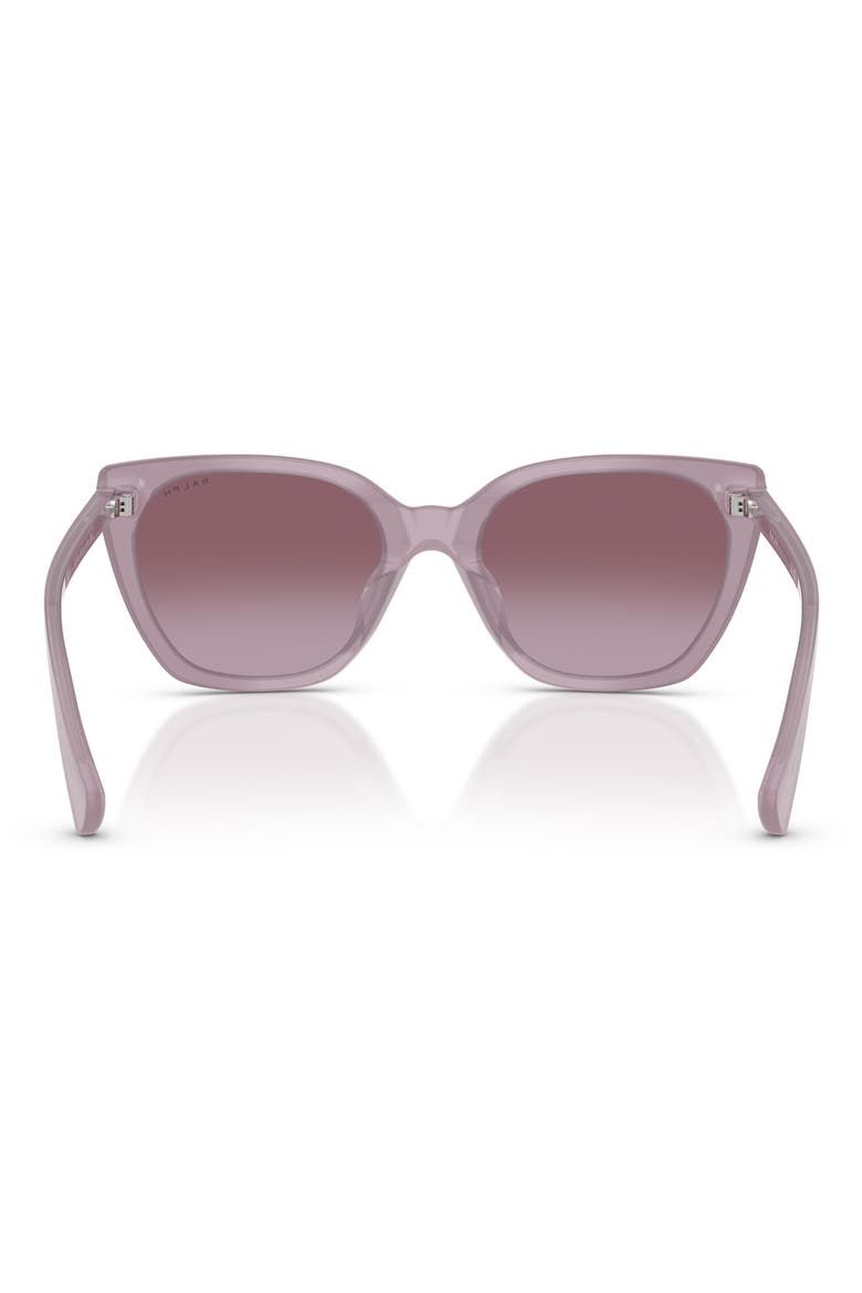 56mm RA5330U Gradient Butterfly Sunglasses, Alternate, color, MILKY LILAC / PURPLE
