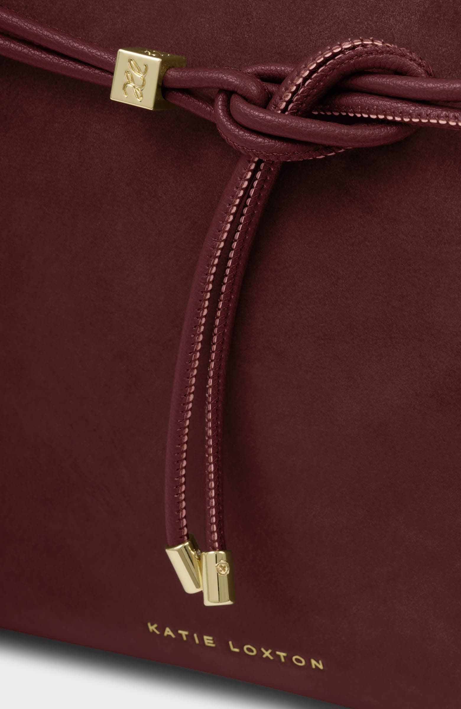 Lori Tote Bag, Alternate, color, Cherry Suedette