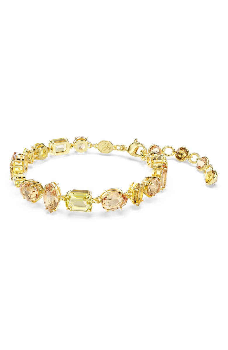 Swarovski Gema Mixed Cut Crystal Bracelet, Main, color,