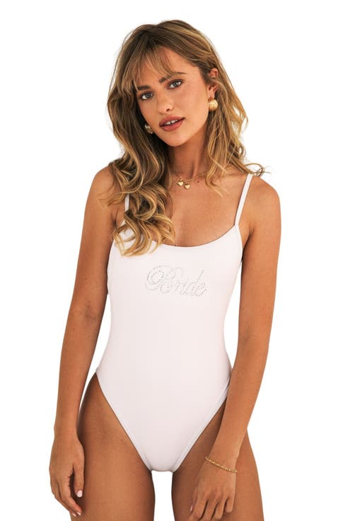 Star Scoop Neckline One Piece