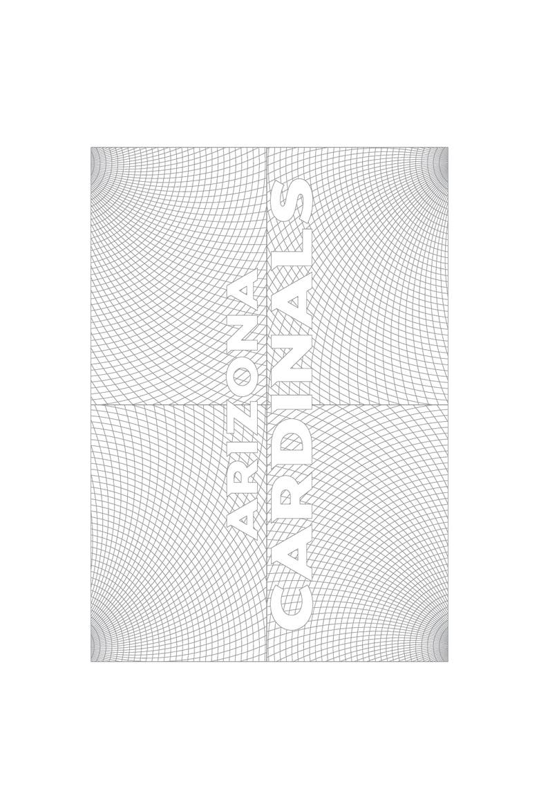 In the Sports Zone   NFL Adult Coloring Book, Arizona Cardinals, Alternate, color, Multicolored