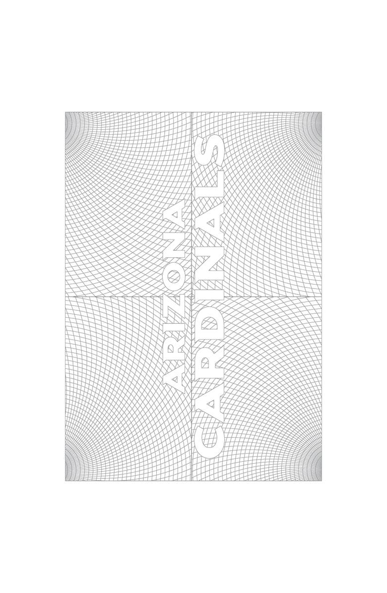 Sportszone In the Sports Zone   NFL Adult Coloring Book, Arizona Cardinals, Alternate, color, Multicolored
