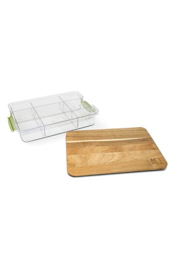 Core Home 9 Section Snack Box In Green