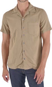 HIROSHI KATO The Wrench Solid Double Gauze Camp Shirt