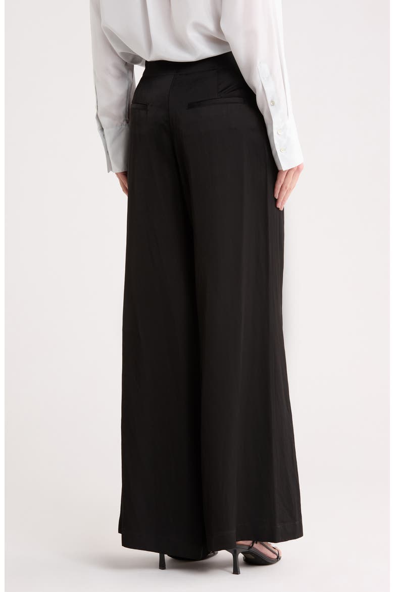 Demie Wide Leg Pants, Alternate, color, BLACK