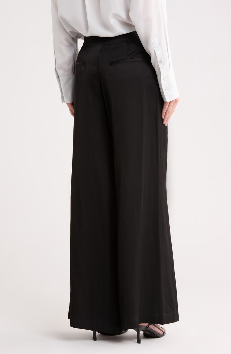 TWP Demie Wide Leg Pants, Alternate, color, Black
