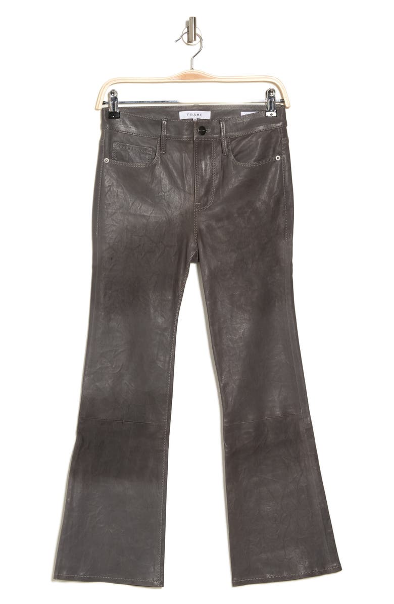 FRAME Le Crop Mini Leather Cropped Pants, Alternate, color,
