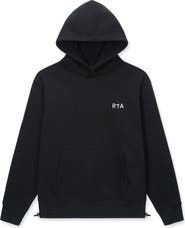 RtA Jordan Black Stamp Logo Hoodie