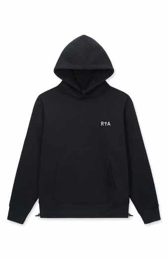 RtA Jordan Black Stamp Logo Hoodie