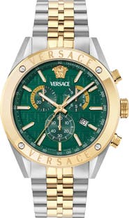 Versace Athletic Chronograph Bracelet Watch, 44mm