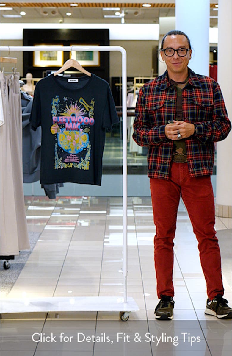 Fleetwood Mac Celestial Bouquet Cotton Graphic T-Shirt, sales video thumbnail