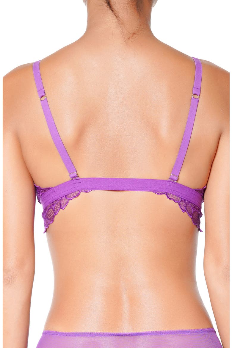 Symphonie Lace Bralette, Alternate, color, PURPLE