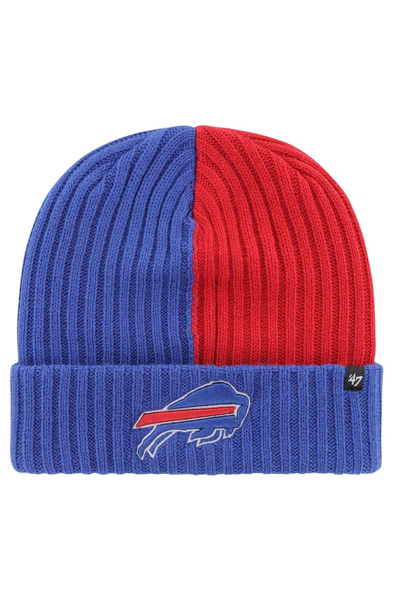 '47 Men's '47 Royal Buffalo Bills Fracture Cuffed Knit Hat, Main, color, Royal