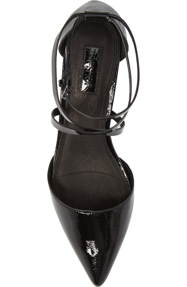 Topshop Jolly Flared Heel d'Orsay Pump, Alternate, color,