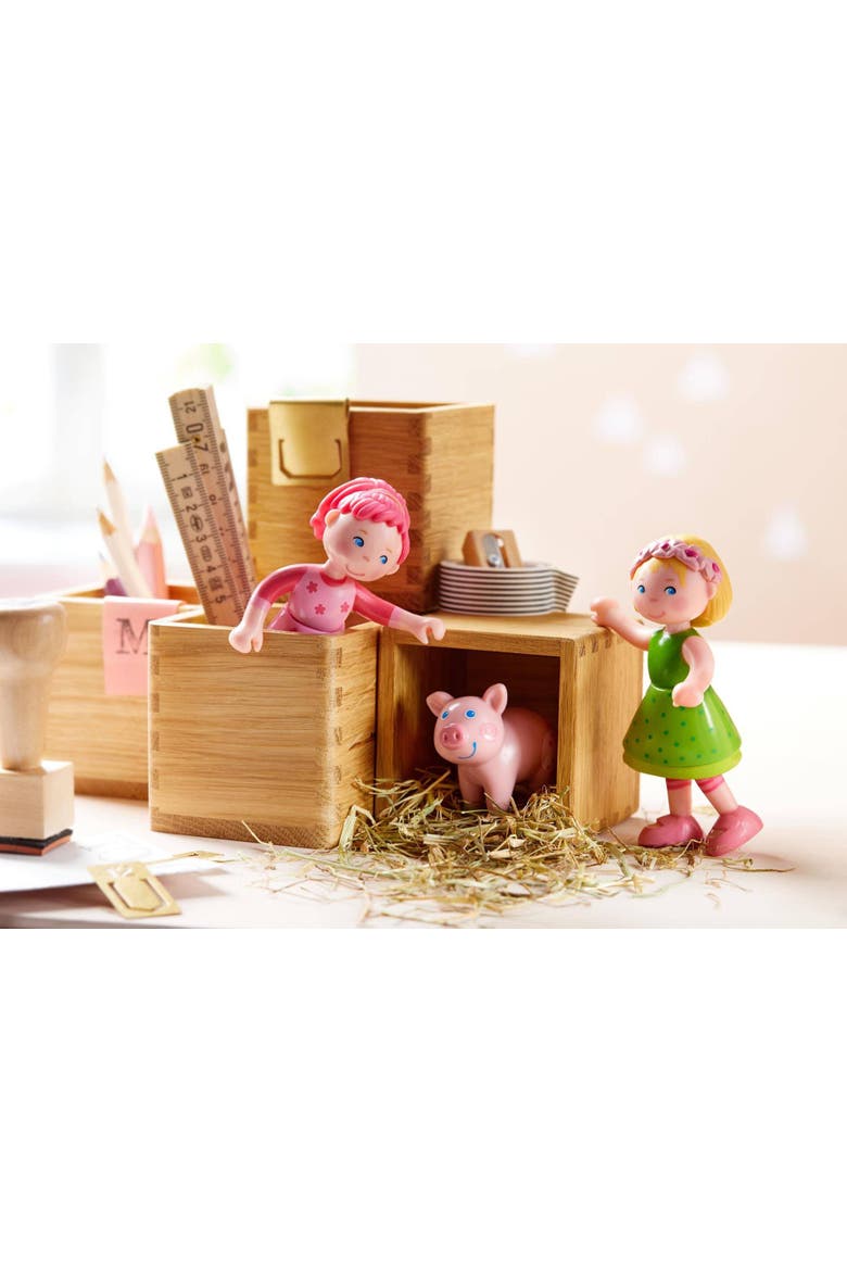 Little Friends Lilli - 4" Dollhouse Toy Figure with Pink Hair, Alternate, color, Pink Multi