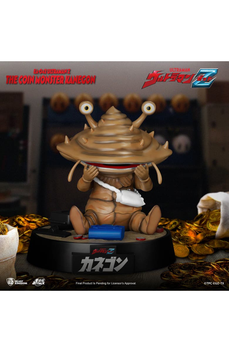 Beast Kingdom Ultraman Z Ea-042 Coin Monster Kanegon Statue, Alternate, color, Multicolor
