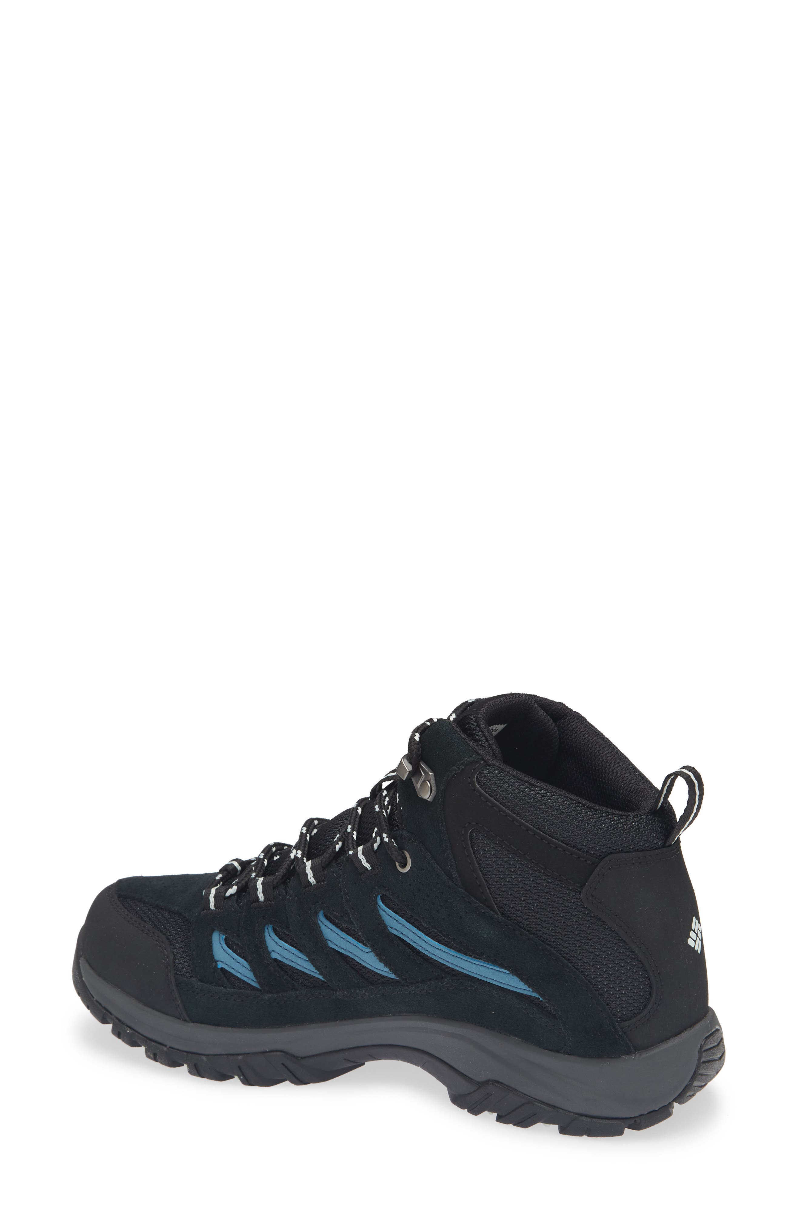 Columbia Crestwood Hiking Shoe, Alternate, color, Black/ Skylight