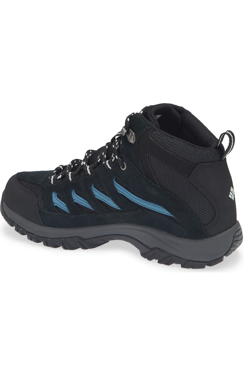 Columbia Crestwood Hiking Shoe, Alternate, color, Black/ Skylight