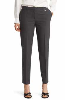 BOSS Tiluna Stretch Wool Slim Fit Trousers