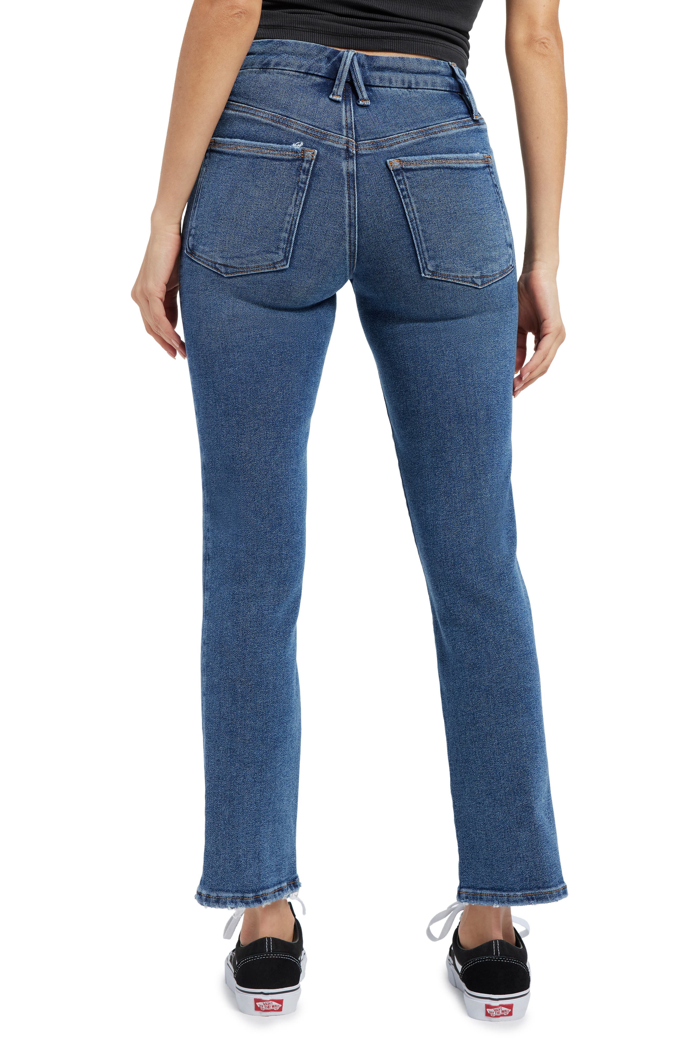 Good American Good Legs Straight Leg Jeans (Women) | Nordstromrack