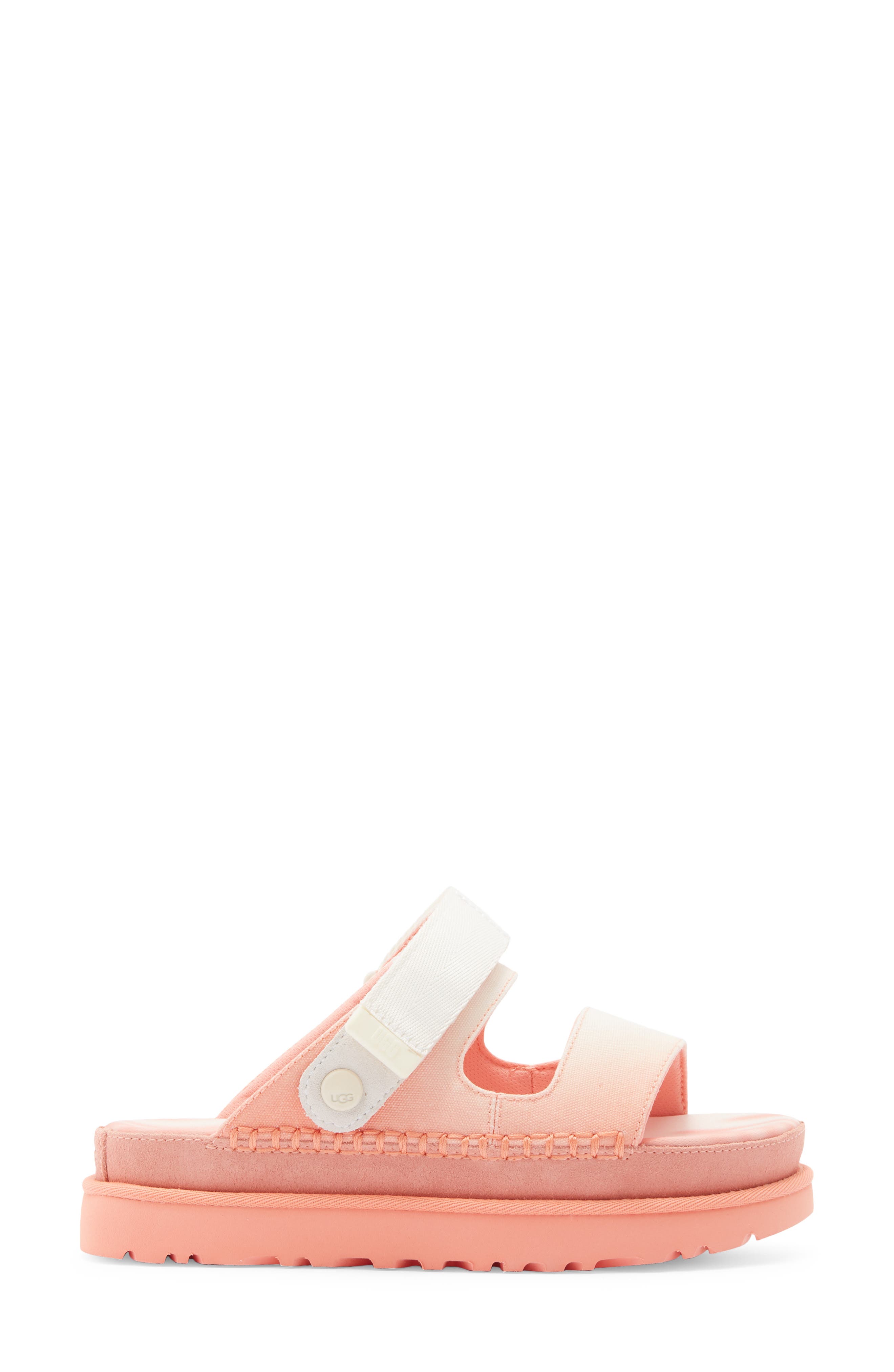 UGG<sup>®</sup> Goldenstar Glide Platform Sandal, Alternate, color, Sun Pink