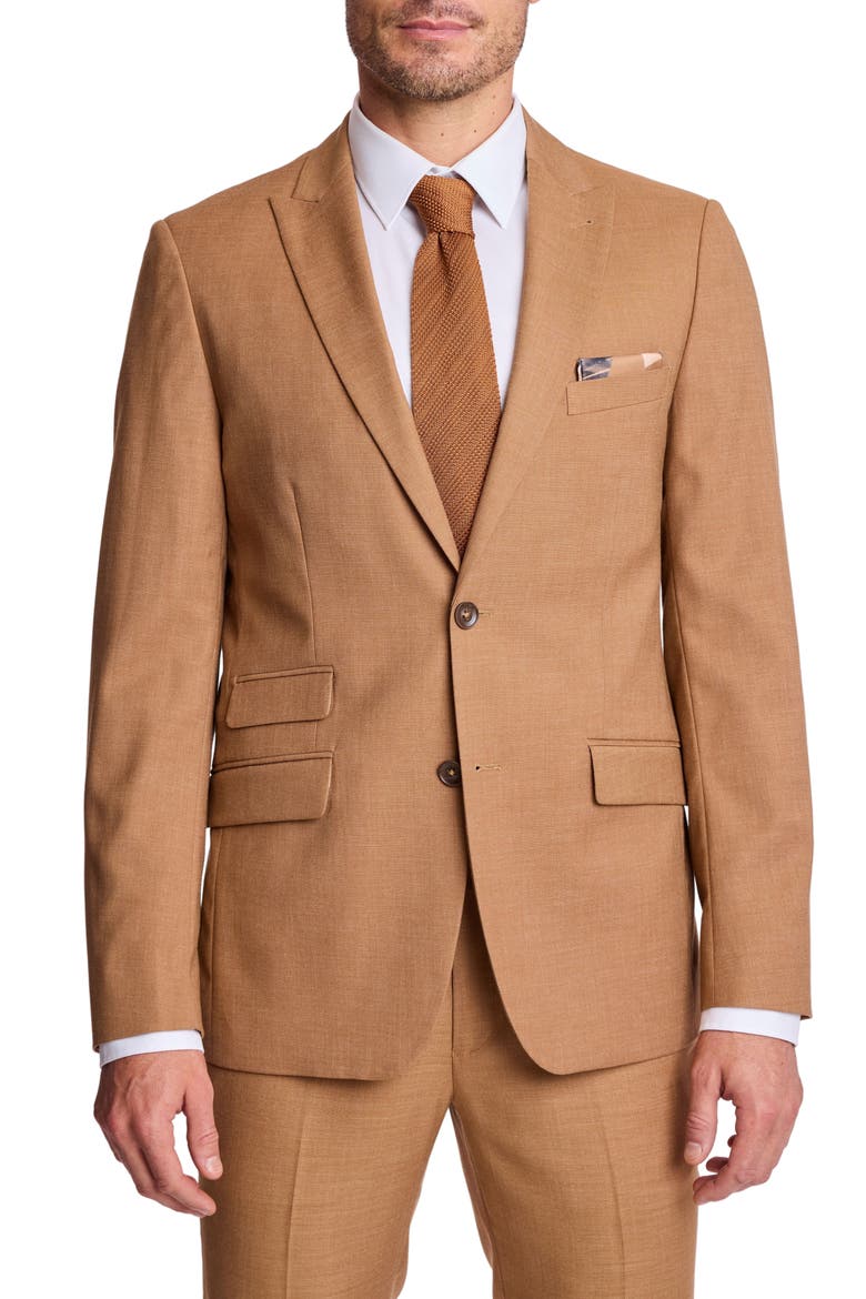 Ashton Slim Fit Sport Coat, Main, color, KOMBUCHA SHARK