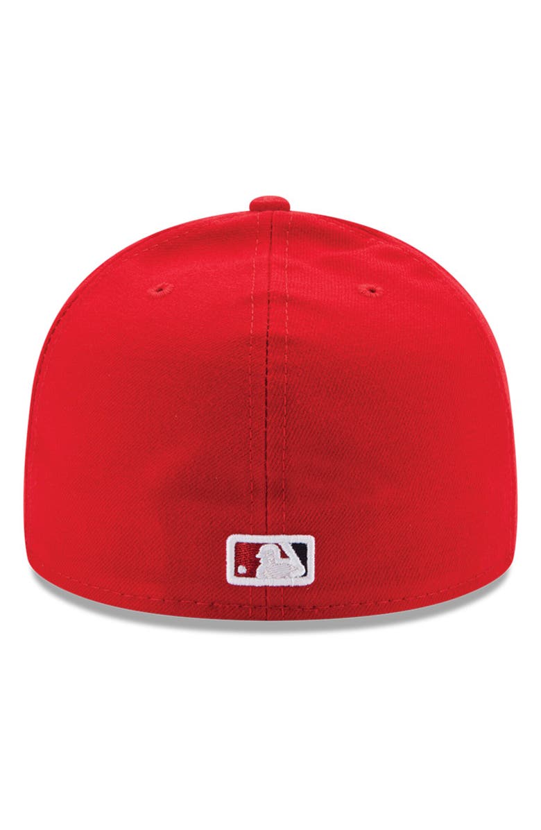 New Era Youth New Era Red Washington Nationals Authentic Collection On-Field Game 59FIFTY Fitted Hat, Alternate, color,