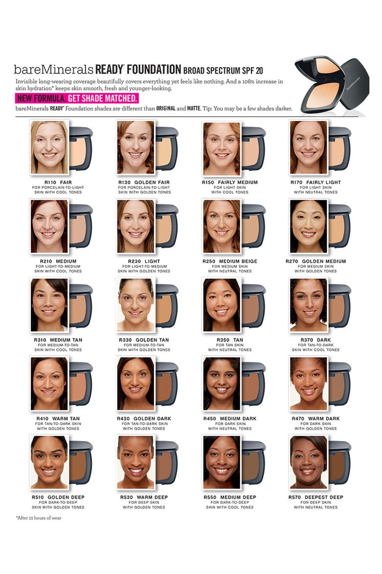 READY Foundation SPF 20, Alternate, color, R370  DARK